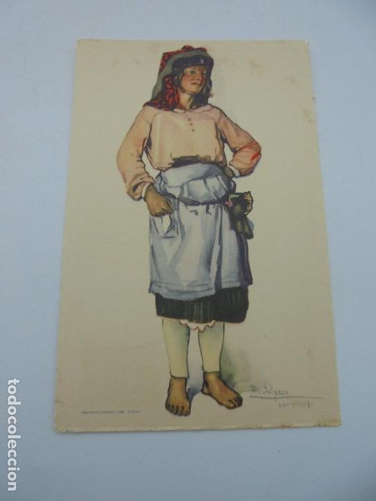 Cartes Postales: BILLETE POSTAL ILUSTRADO. PORTUGAL. CTT. COSTUMES PORTUGUSES. 25. LEIRIA. CAMPONESA