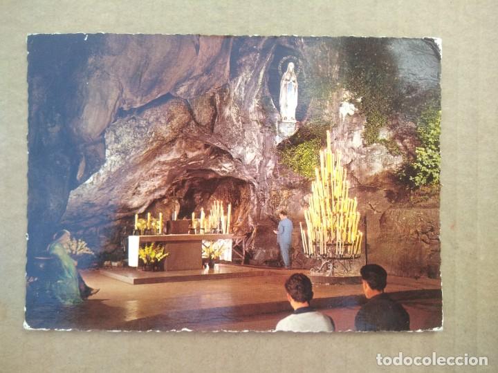 Postales: Postal lourdes, la gruta - Foto 2