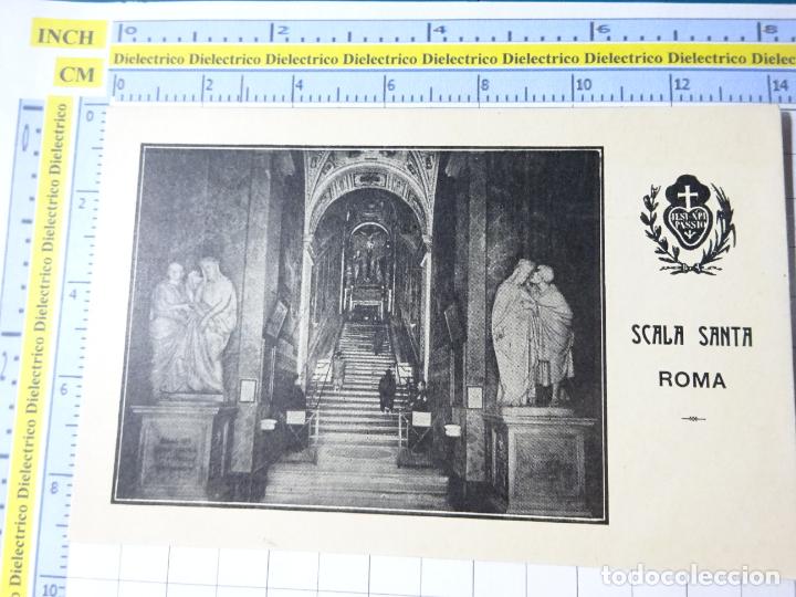 Postales: POSTAL DE ITALIA. A&Ntilde;OS 10 30. SCALA SANTA ROMA. 1064