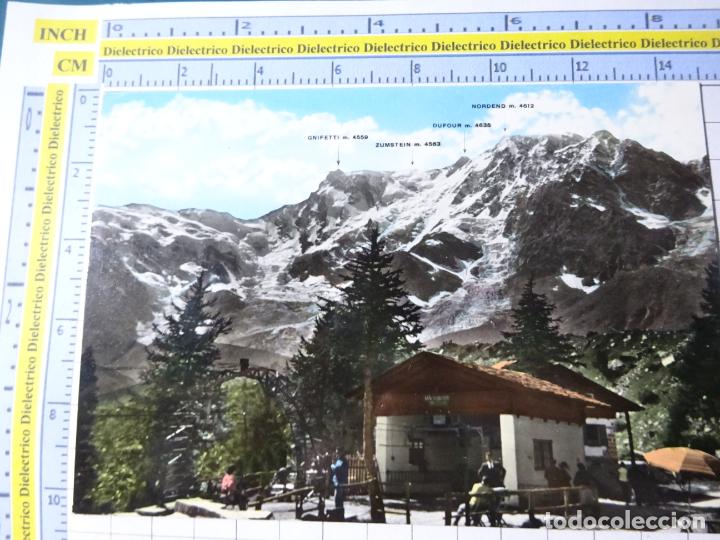 Postales: POSTAL DE ITALIA. MACUGNAGA STAZIONE TERMINALE SEGGIOVIA. BELVEDERE WEHYALD. 1070