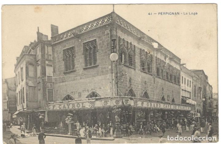 Postales: POSTAL - PERPIGNAN - LA LOGE N&ordm; 41, SIN CIRCULAR. - Foto 1