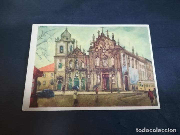Postais: BILLETE POSTAL ILUSTRADO. PORTUGAL. PORTO. RUA DO CARMO E IGREJAS DO CARMO E CARMELITAS