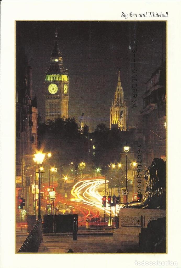 Postales: Reino Unido. Inglaterra. Big Ben and Whitehall. Buen estado. A&ntilde;os 1970. 10x15 cm. Postal.