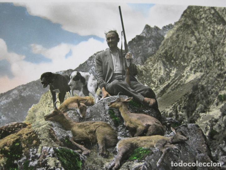 Postales: ANDORRA-CA&Ccedil;ADOR D'ISARDS-CIRCULADA-CLAVEROL FOTOGRAFICA-610-POSTAL ANTIGUA-(74.512)