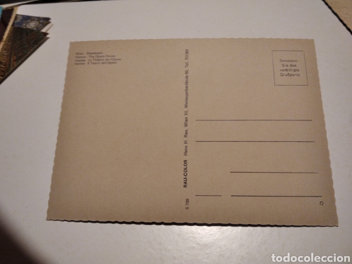 Postales: Postal Viena Teatro de la &oacute;pera - Foto 2