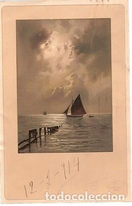 Postcards: Alemania & Circulado, Cofre de Mar, Postals Meissner y Buch, Cascais Portugal 1914 (1921)