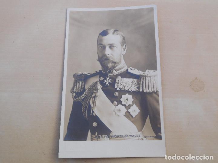 Postkarten: Postal del principe de Gales sin circular militar medallas