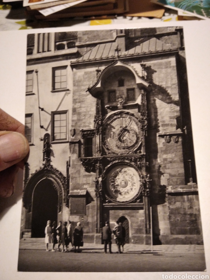 Postales: Postal Praga reloj - Foto 1