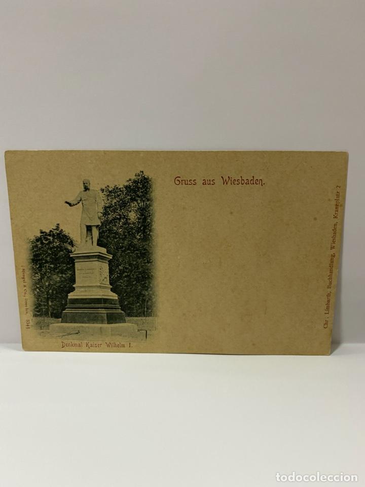 Postcards: TARJETA POSTAL. ALEMANIA. GRUSS AUS WIESBADEN. DENKMAL KAISER WILHELM I. VER