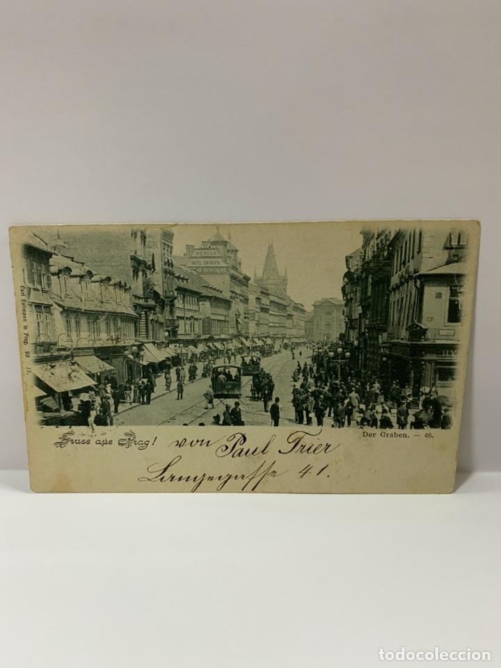 Postcards: TARJETA POSTAL. REPUBLICA CHECA. GRUSS AUS PRAG!. DER GRABEN.-46. VER