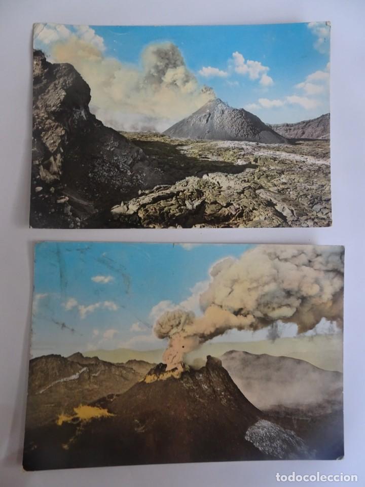Postkarten: LOTE DE 2 POSTALES N&Aacute;POLES, EL VESUVIO , VER FOTOS