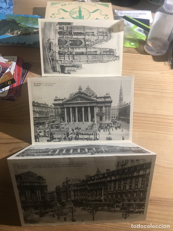 Postales: 10 postales de Bruselas serie 1 - Foto 2