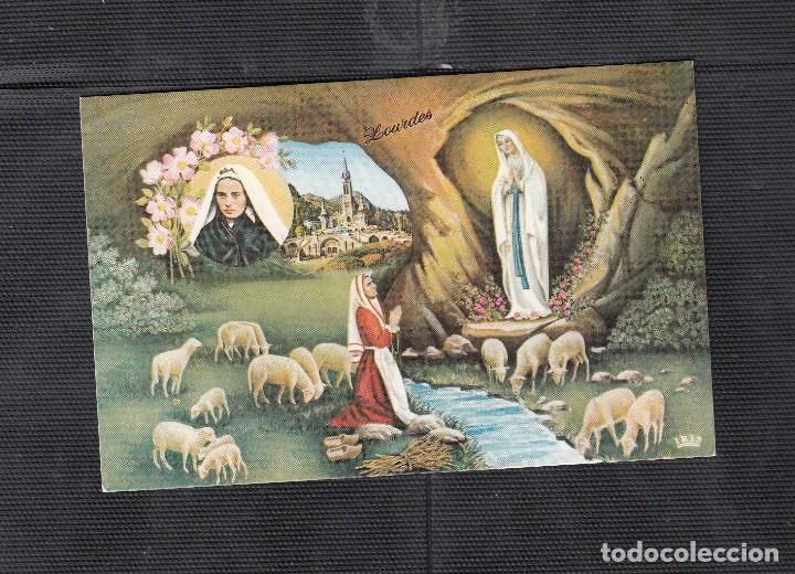 Postales: 109.- LOURDES. LA APARICION - Foto 1