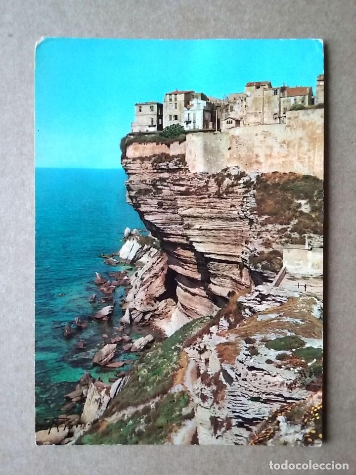Postkarten: POSTAL 94/70 A. RION. BONIFACIO. LES FALAISES. CORSE. C&Oacute;RCEGA. FRANCIA. ESCRITA SIN CIRCULAR.