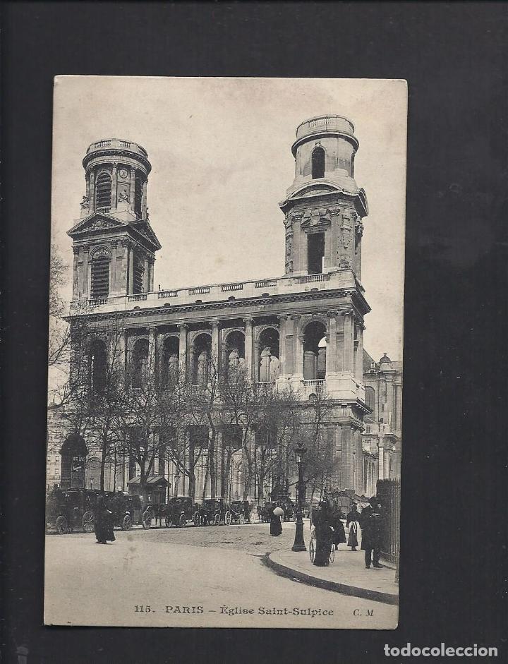 Postales: Antigua postal de Paris. - Foto 1