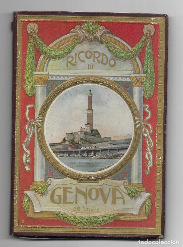 Postales: Libro con 36 vistas Ricordo di Genova. 36 Vedute