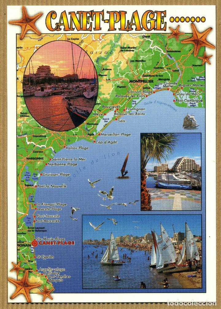 Postales: POSTAL FRANCIA - CANET PLAYA - Foto 1