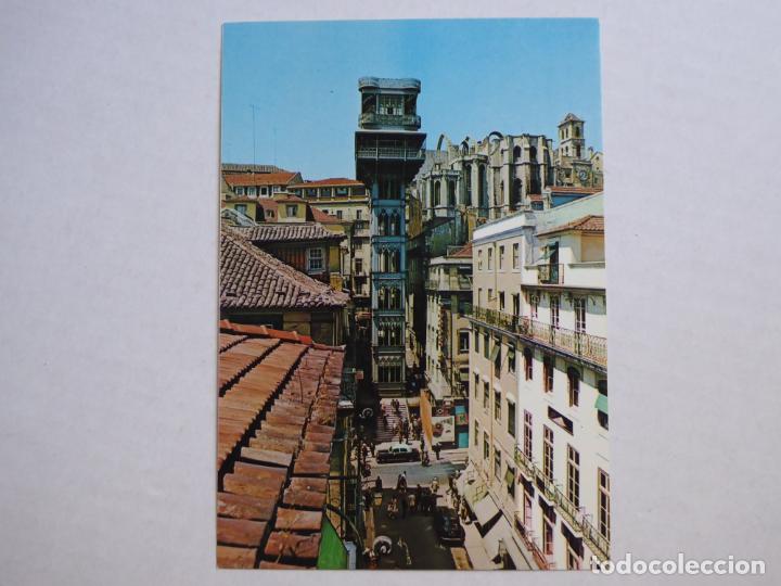 Cartes Postales: Postal Portugal- Lisboa- Elevador de Santa Justa - CC n&uacute;mero 129