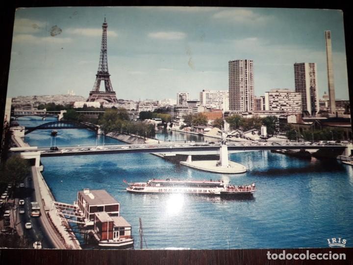 Postales: N&ordm; 3305 POSTAL FRANCIA PARIS LE PONT DE GRENELLE ET LA STATUE DE LA LIBERTE