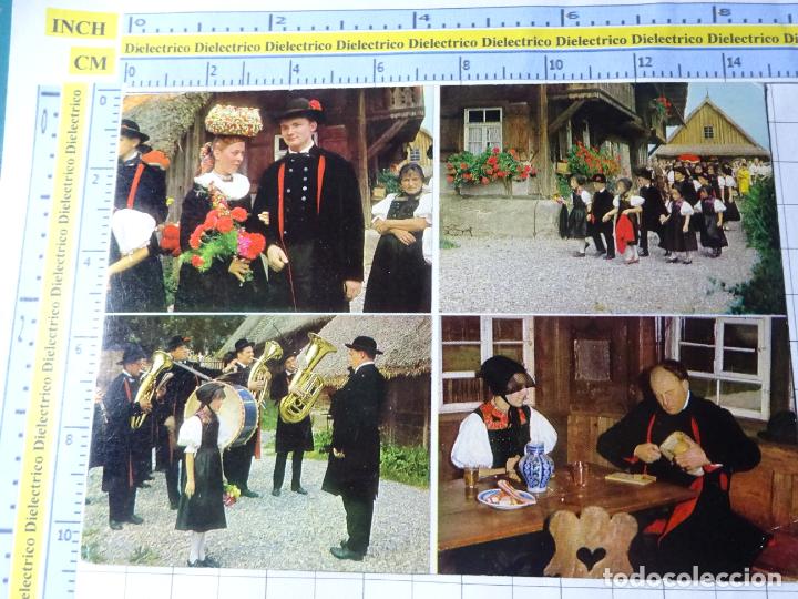 Postais: POSTAL DE ALEMANIA. TIPISMO ALEM&Aacute;N FOLKLORE. TRAJES T&Iacute;PICOS. SELVA NEGRA. M&Uacute;SICA TRADICIONES 1634
