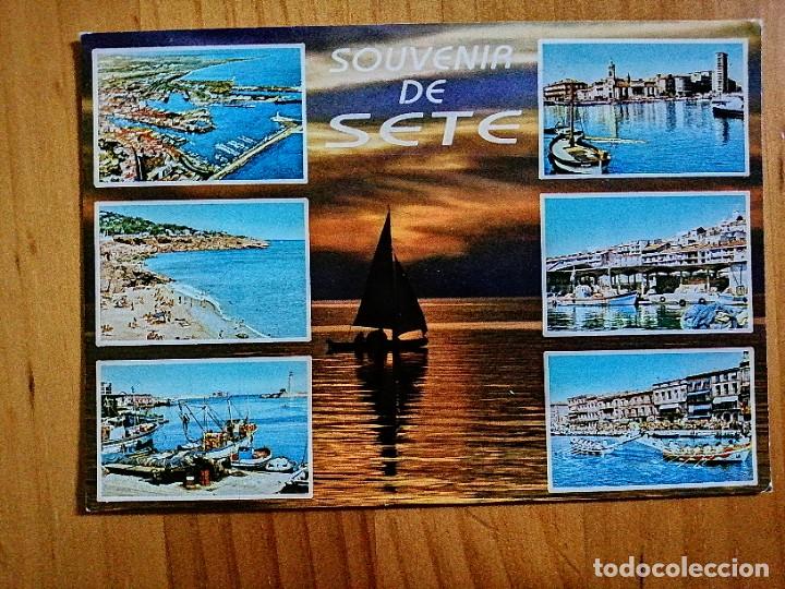 Postales: POSTAL - FRANCIA - SOUVENIR DE SETE. - Foto 1