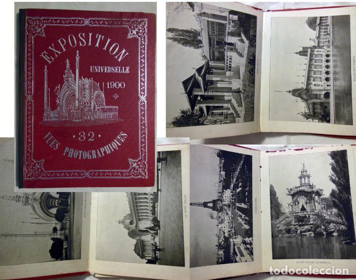 Postkarten: EXPOSITION UNIVERSELLE 1900. PARIS 32 VUES PHOTOGRAPHIQUES. 17x22 cm