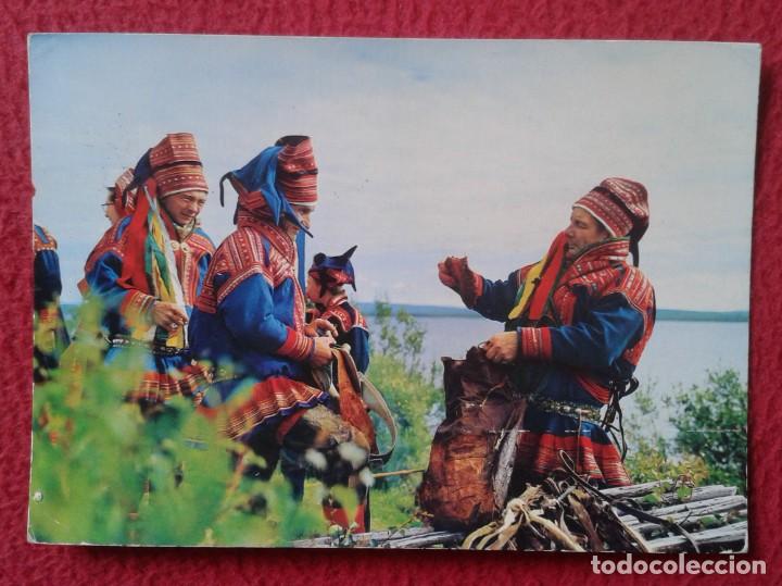 Postales: POST CARD FINLANDIA LAPONIA FINLANDESA FINNISH LAPLAND SUOMI LAPONES TRAJES T&Iacute;PICOS..VER MATASELLOS.