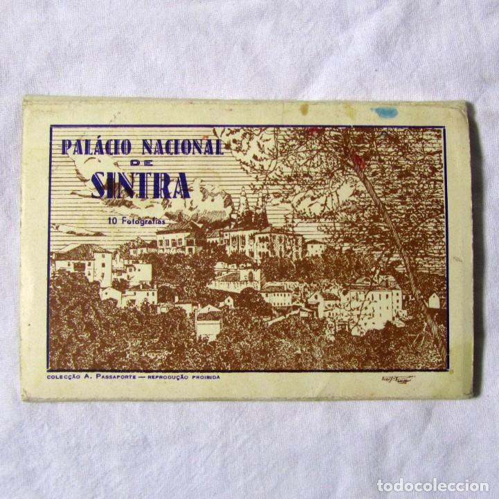 Cartoline: 7 postales blanco y negro acorde&oacute;n Palacio Nacional de Sintra, Colecci&oacute;n A. Passaporte