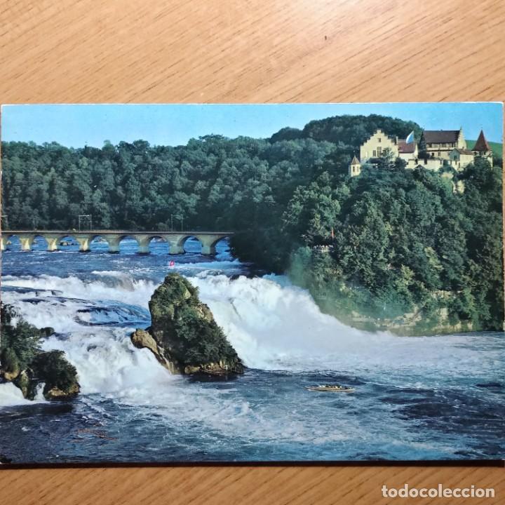 Postales: Suiza: rheinfall.sin circular.