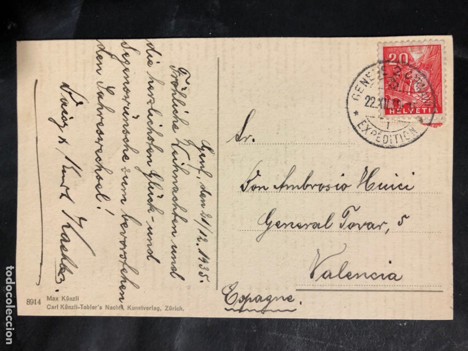 Postales: Antigua postal de Z&uacute;rich - Foto 2