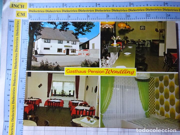 Cartes Postales: POSTAL DE ALEMANIA. RESTAURANTE HOTEL GASTHAUS PENSION WENDLING. M&Ouml;RSDORF. 48