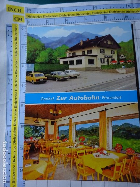 Cartes Postales: POSTAL DE ALEMANIA. RESTAURANTE HOTEL. GASTHOF ZUR AUTOBAHN PFRAUNDORF. 62