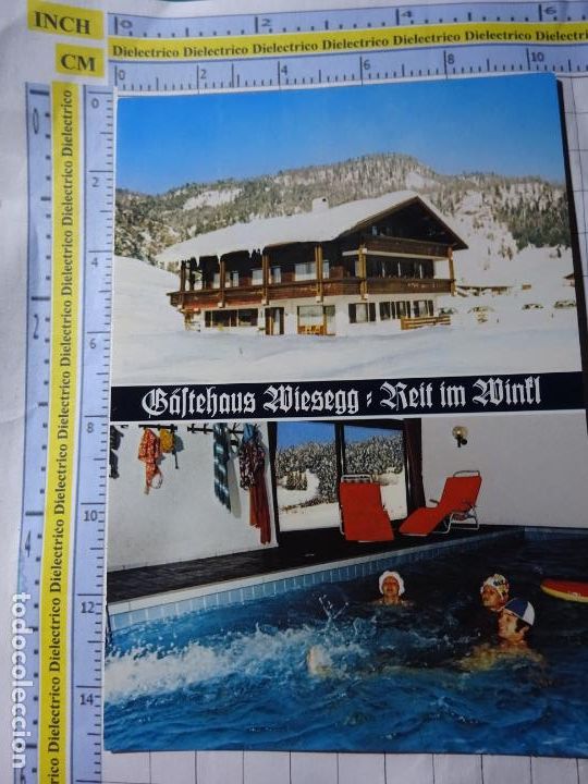 Postais: POSTAL DE ALEMANIA. RESTAURANTE HOTEL. REIT IM WINKL. G&Auml;STEHAUS WIESEGG. 64