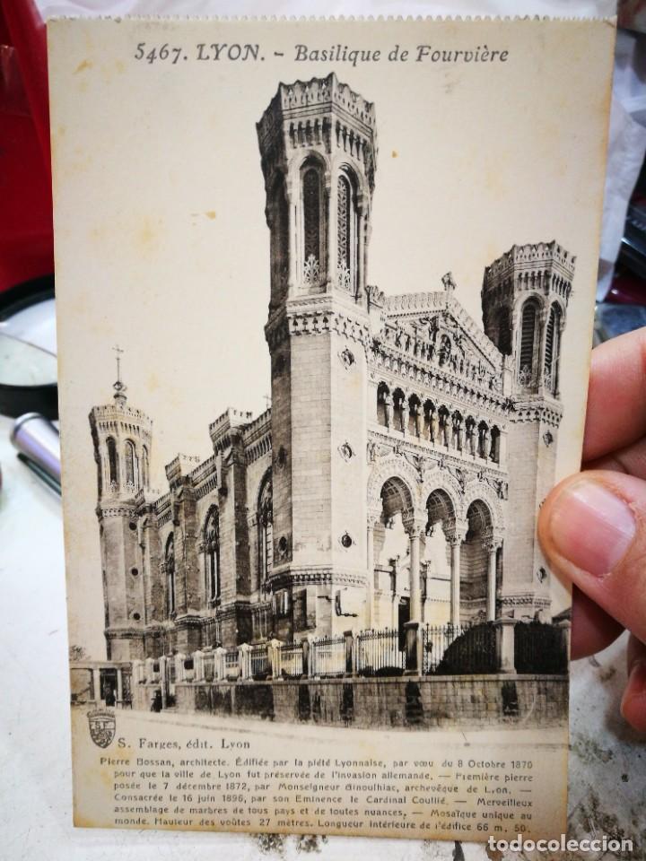 Postales: Postal LYON Basilique de Fourviere - Foto 1