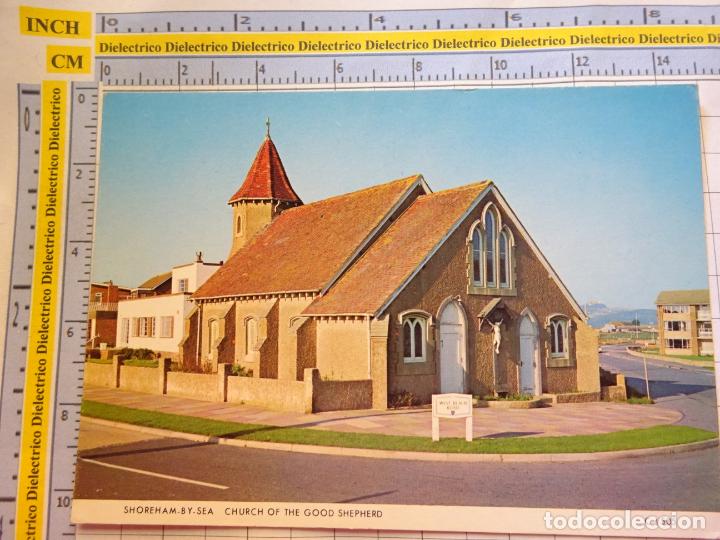 Cartoline: POSTAL DE REINO UNIDO GRAN BRETA&Ntilde;A. SHOREHAM BY SEA CHURCH OF THE GOOD SHEPERD. 193