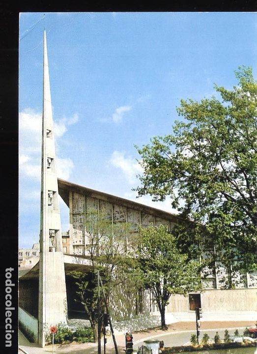 Postales: Colombes. Eglise St.Pierre, St.Paul. France. Fechada en 1971.