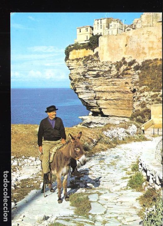 Postales: La Corse. Oasis de Beaut&eacute;. Bonifacio. France. Fechada en 1995.