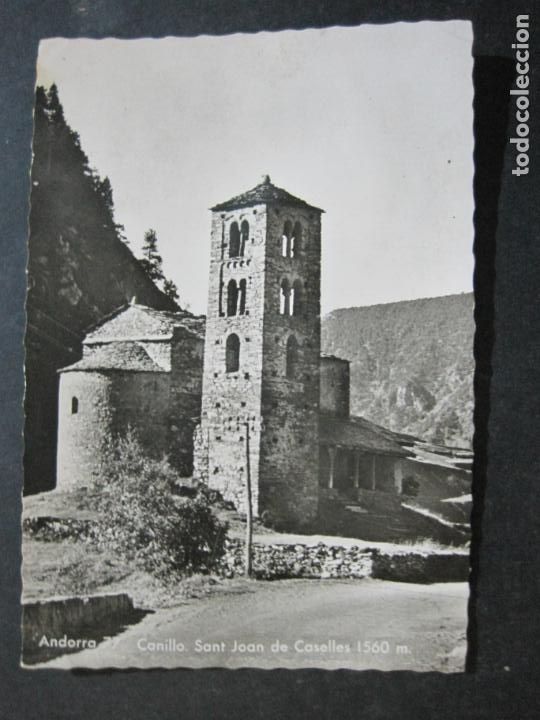 Postales: ANDORRA-CANILLO-SANT JOAN DE CASELLES-ED&middot;FOTO PANTEBRE-77-CIRCULADA-POSTAL ANTIGUA-(77.195)