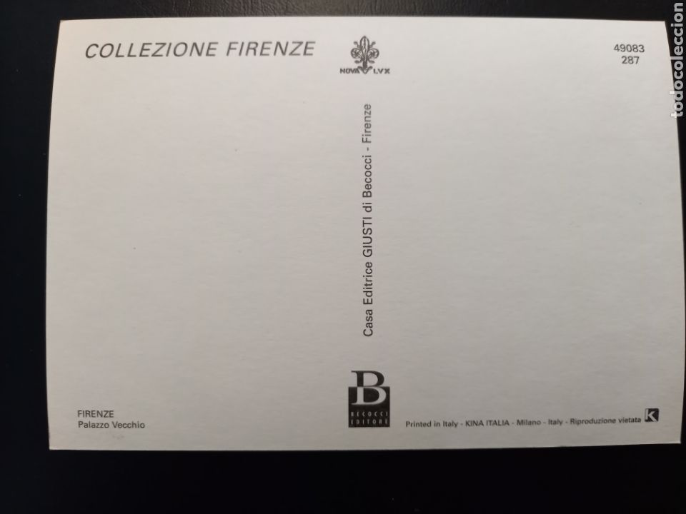 Postales: Pistal de. Firenze. Palacio vecchio. - Foto 2
