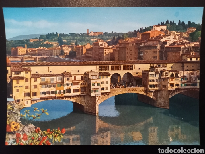 Postales: Postal de. Firenze. Puente vecchio. - Foto 1