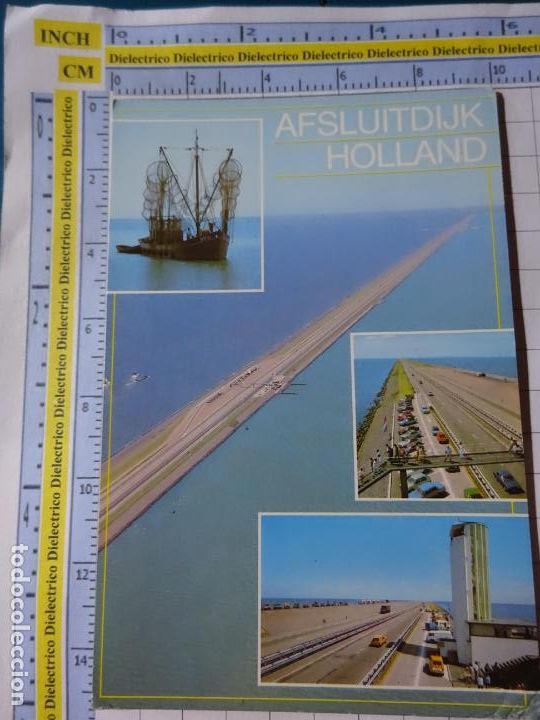 Cartes Postales: POSTAL DE PAISES BAJOS HOLANDA. DIQUE DE ZUIDERZEE. BUQUE PESQUERO. 602