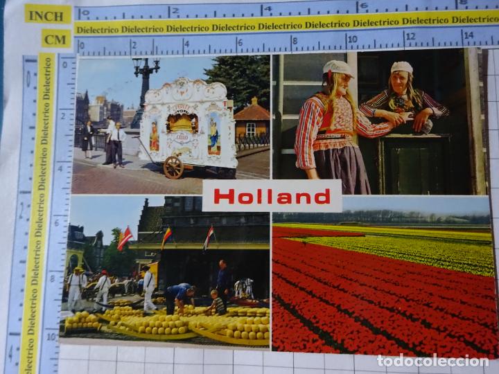 Cartes Postales: POSTAL DE PAISES BAJOS HOLANDA. TIPISMO FOLKLORE. TULIPANES, QUESOS, GPERLEE. 607