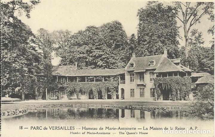 Postkarten: Francia. Versailles. Parc. Hameu Marie-Antoinette. A. P. 18. Principios s. XX. 9x14 cm. Postal.