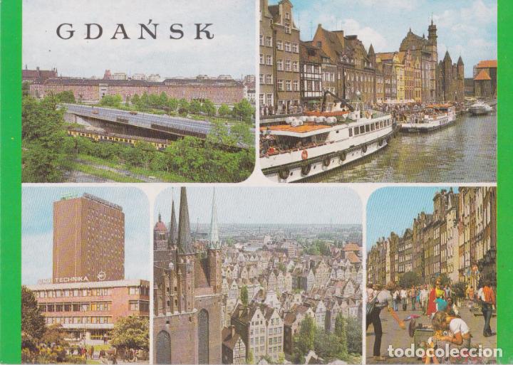 Postales: POLONIA, GDANSK, VARIAS VISTAS DE LA CIUDAD &ndash; WSZELKIE 258 - ESCRITA