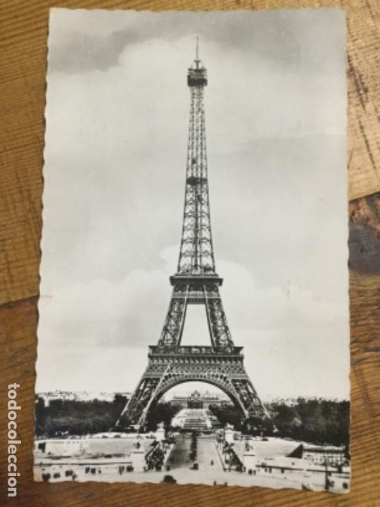 Postales: PARIS LA TOUR EIFFEL FRANCIA - TARJETA POSTAL - A&Ntilde;O 1963 - CON SELLO