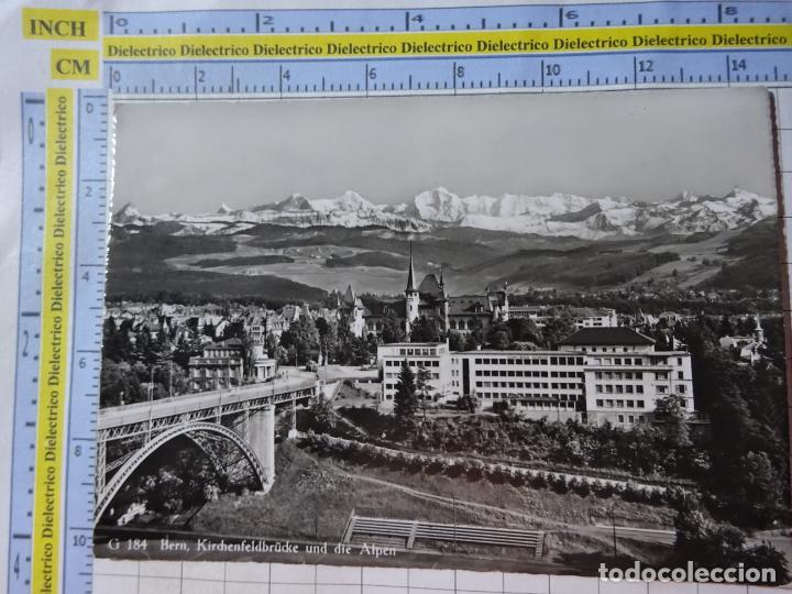 Cartes Postales: POSTAL DE SUIZA. BERNA KIRCHENFELDBR&Uuml;CKE UND DIE ALPEN. 2330
