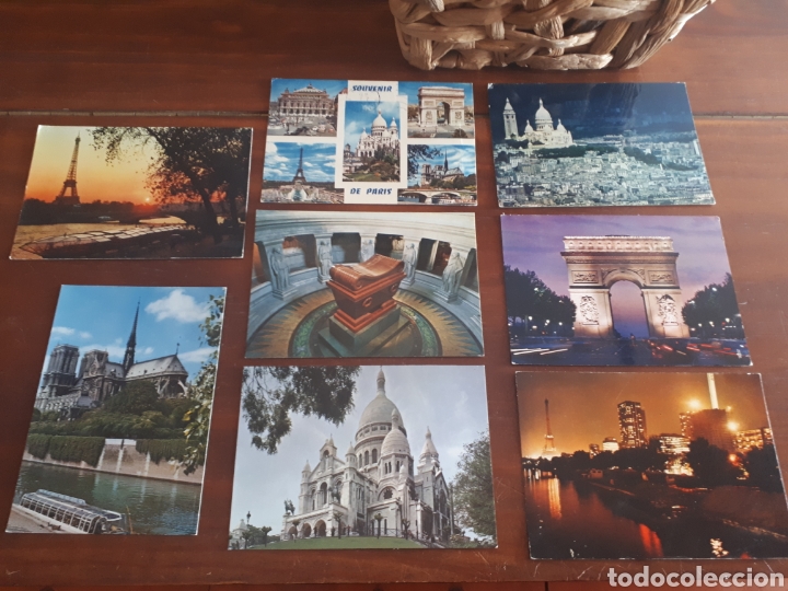 Postales: Lote 8 postal Par&iacute;s - Foto 1