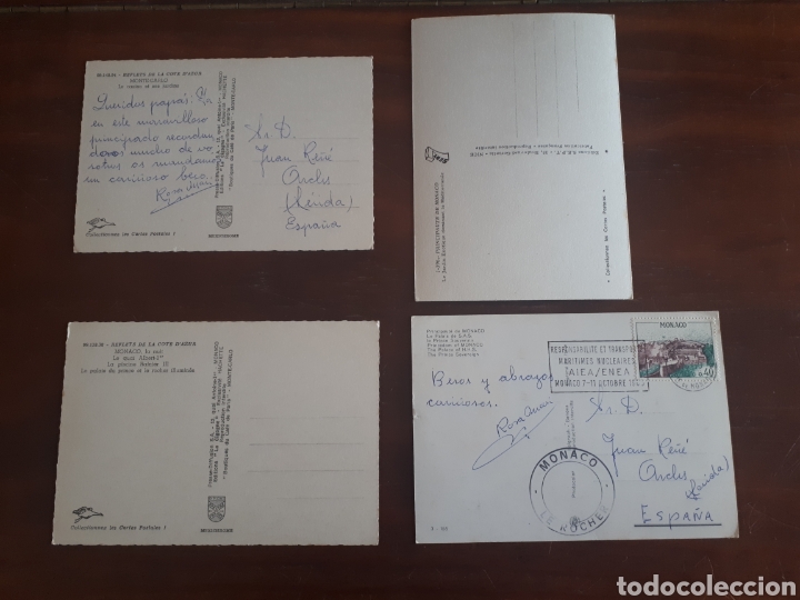 Postales: Lote 4 postal M&oacute;naco - Foto 2