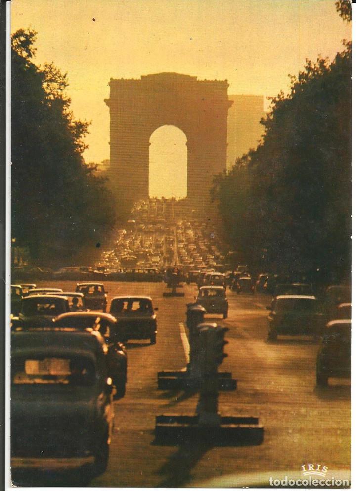 Postales: POSTAL PARIS - CONTRE-JOUR SUR CHAMPS ELYS&Eacute;ES ET L&acute;ARC DE TRIOMPHE - ED. CHANTAL