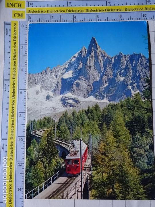 Postales: POSTAL DE FRANCIA. TRENES FERROCARRILES. TREN A MONTENVERS CHAMONIX MONT BLANC. 3515